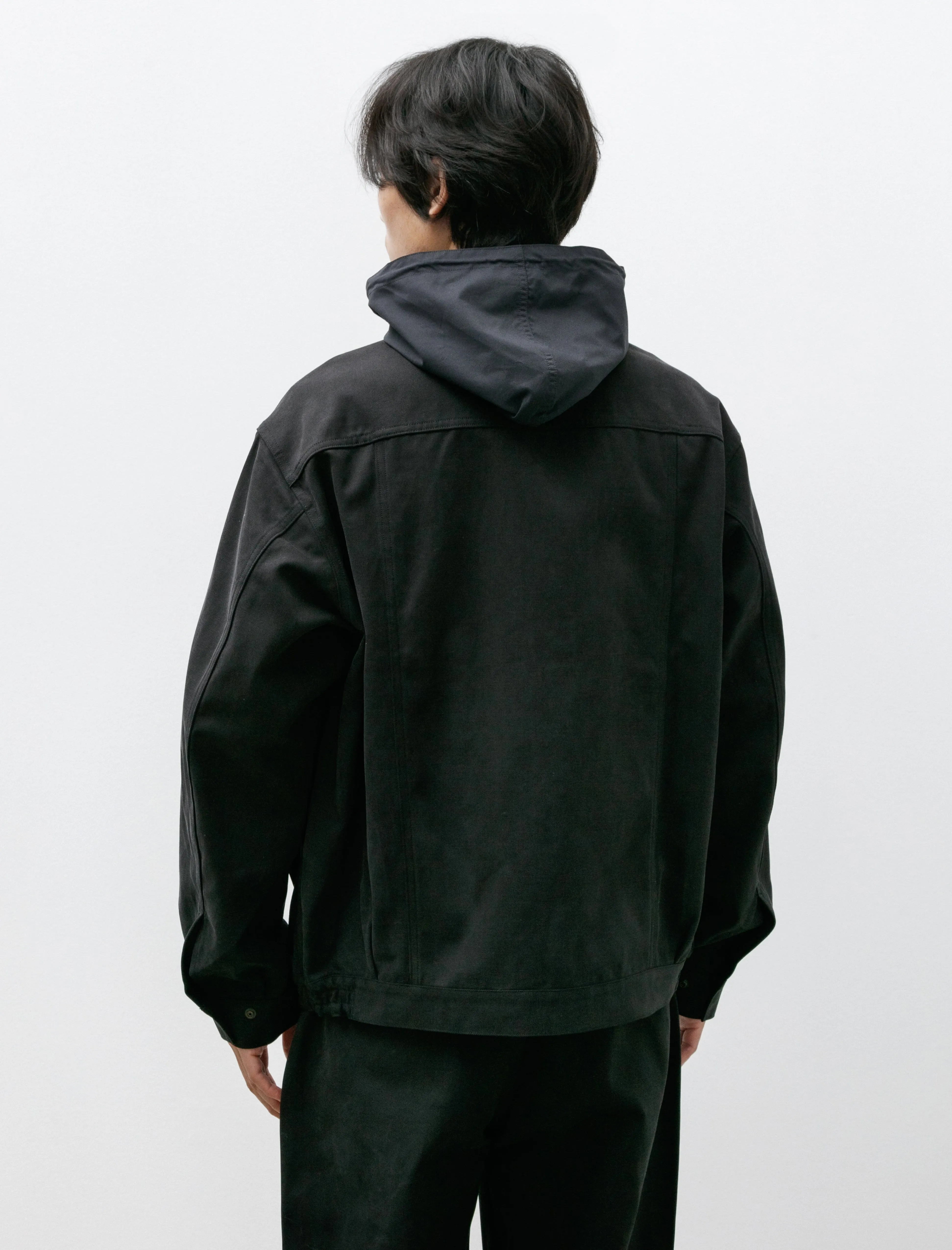 Phigvel Hooded Sporting Blouson Ink Black