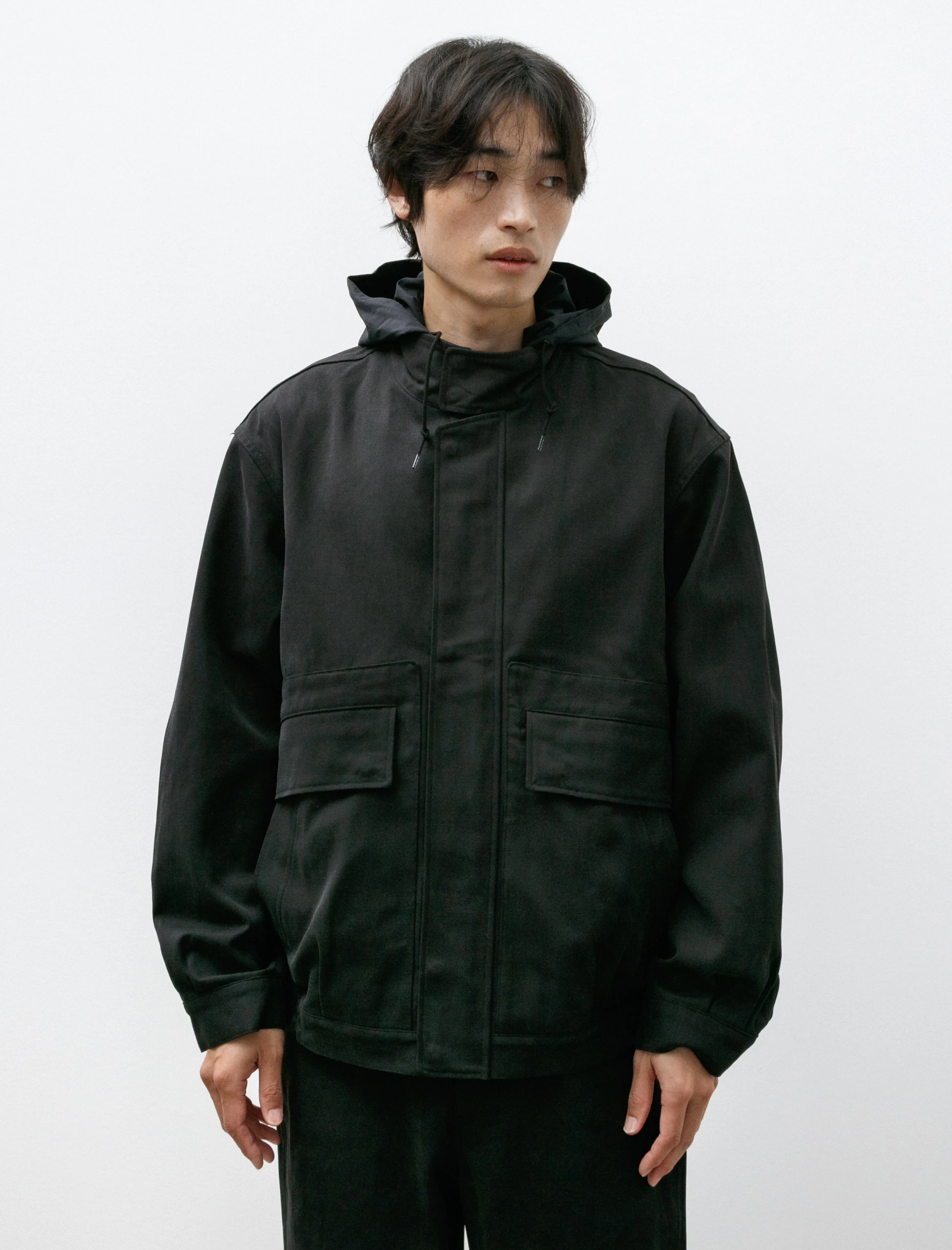 Phigvel Hooded Sporting Blouson Ink Black