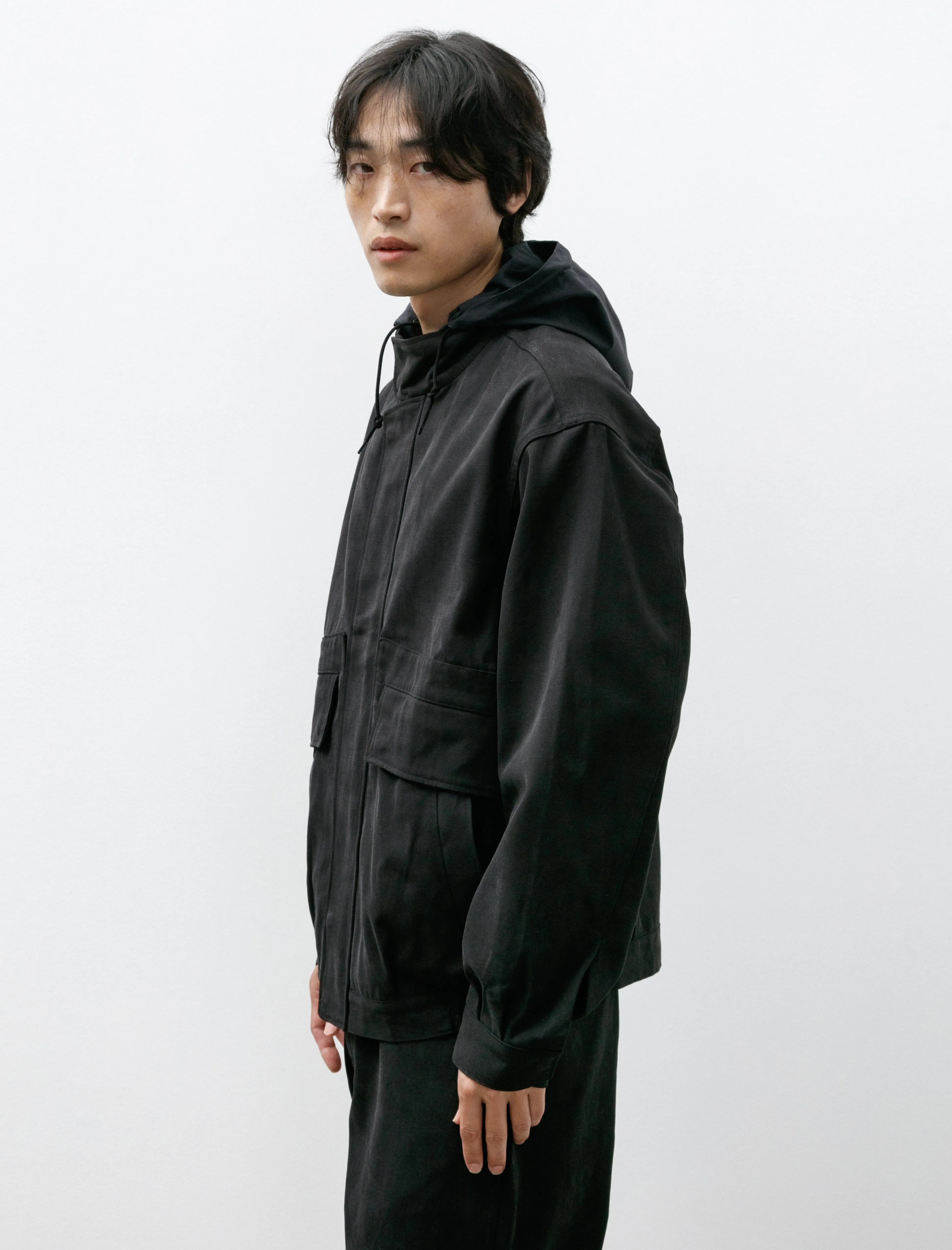 Phigvel Hooded Sporting Blouson Ink Black