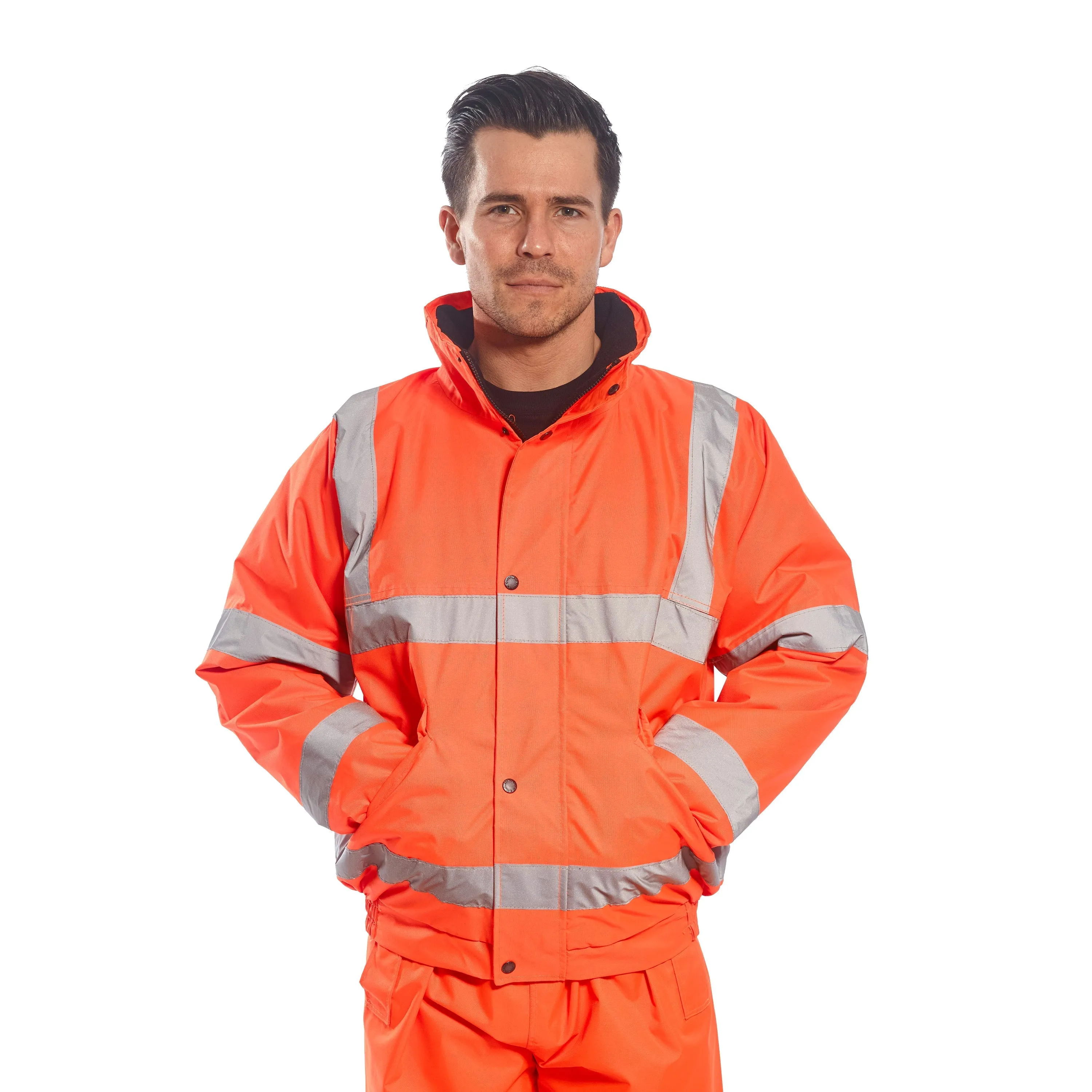 PORTWEST® Hi Vis Waterproof Winter Bomber Jacket - ANSI Class 3 - URT32