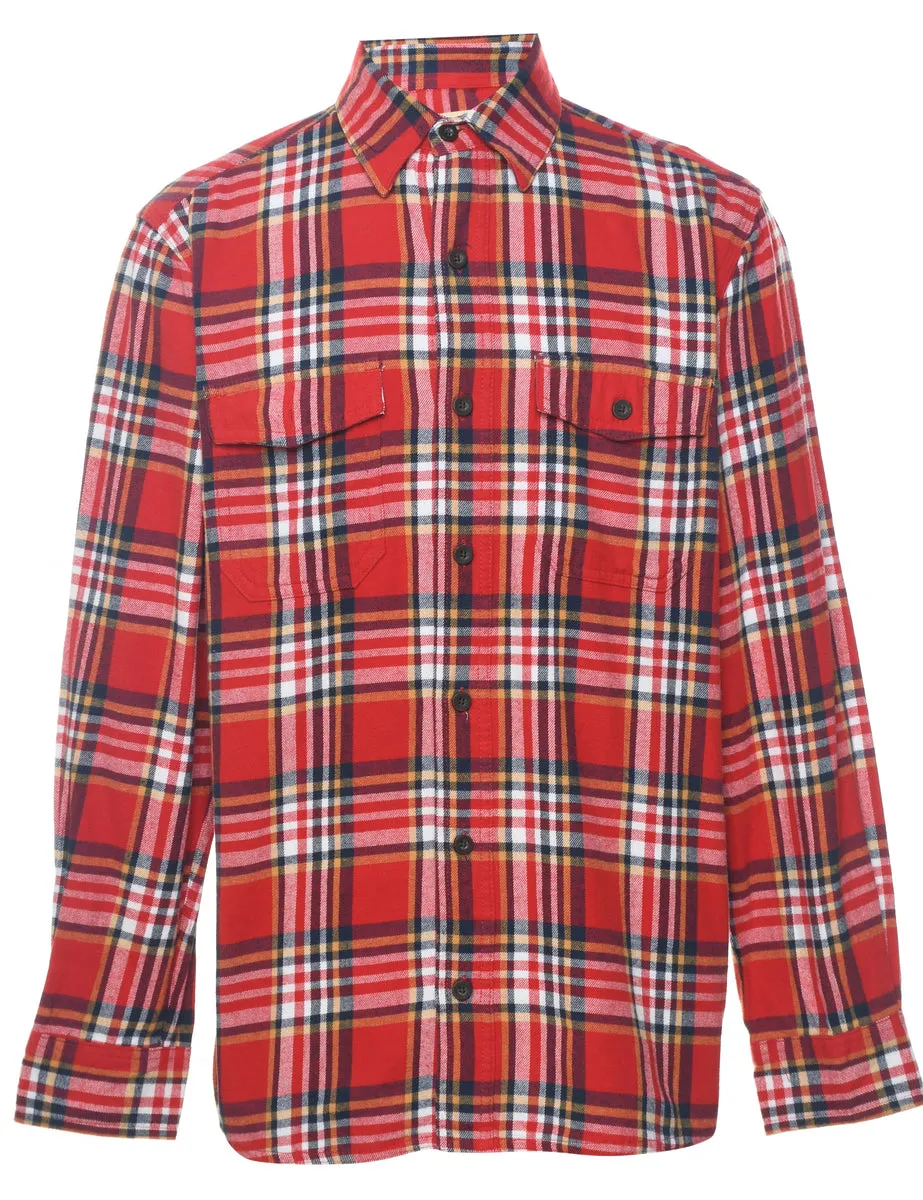 Red Checked Shirt - S