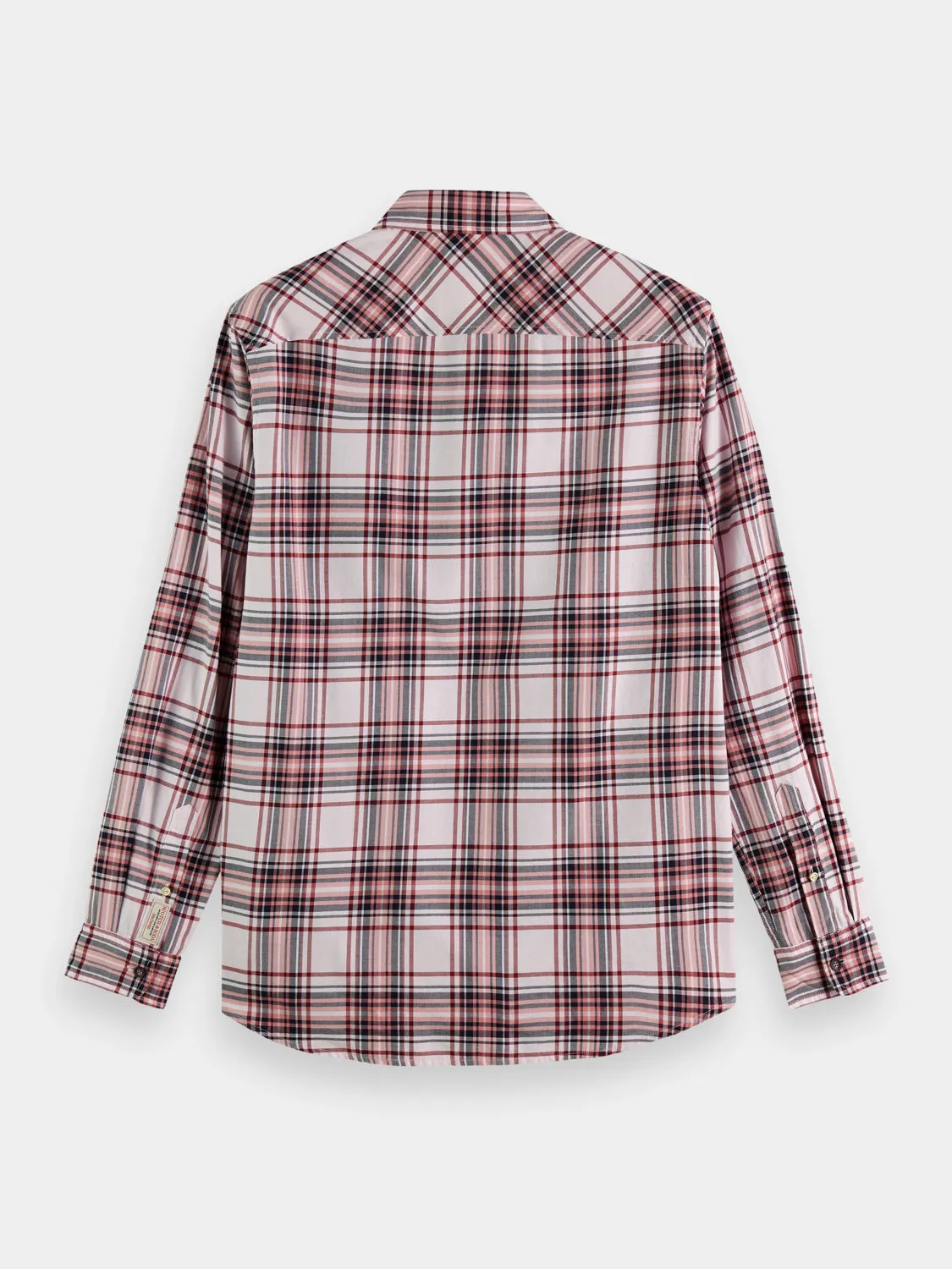 Regular-fit flannel check shirt