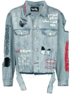 RESPONSIBLE FOR NOTHING DENIM JACKET