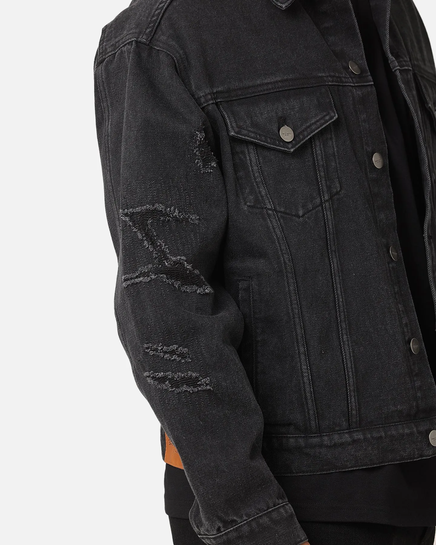 Saint Morta Rage Denim Jacket Black