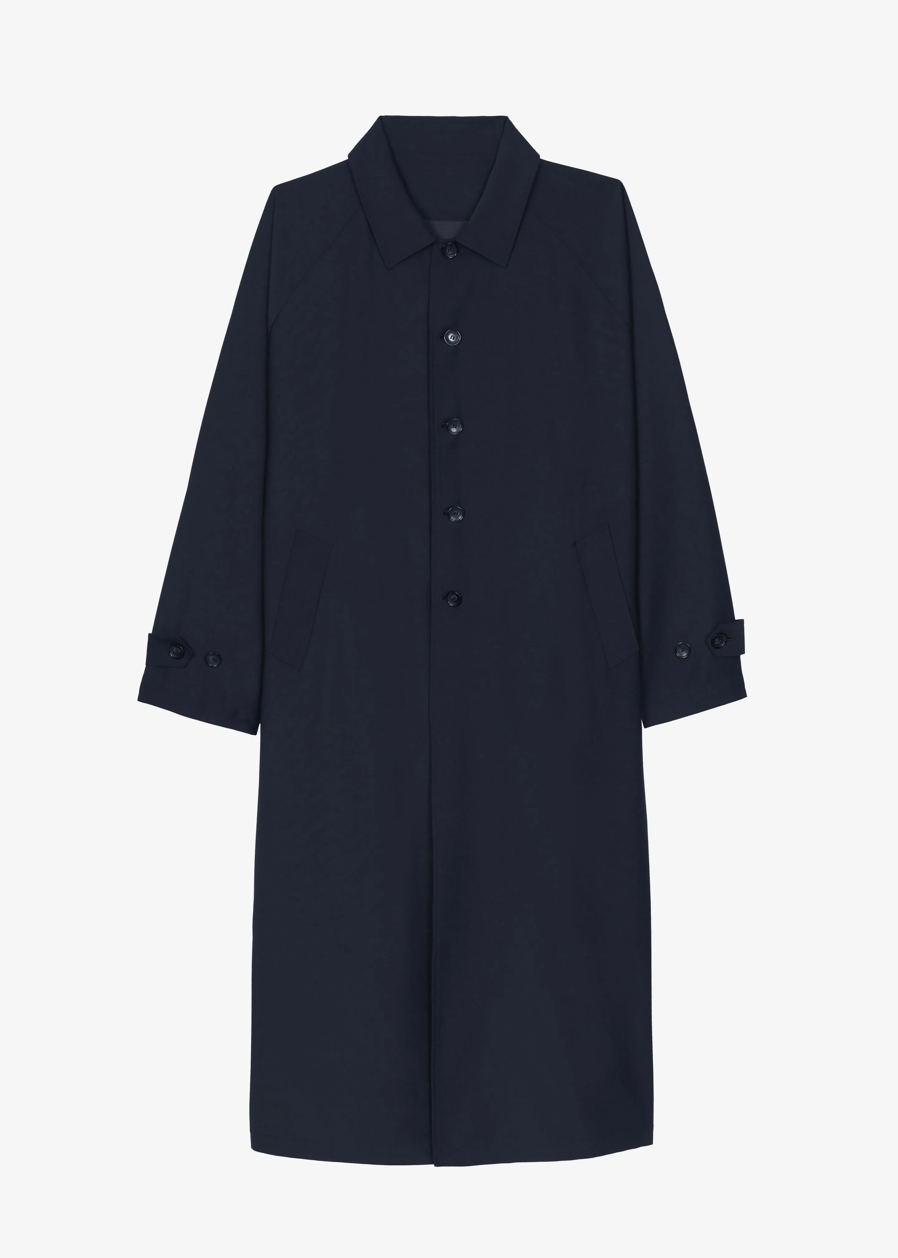 Shay Trench Coat - Dark Navy