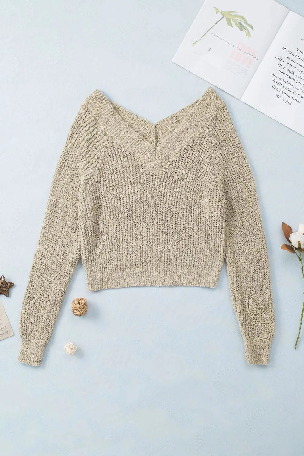 Simply V Neck Sweater