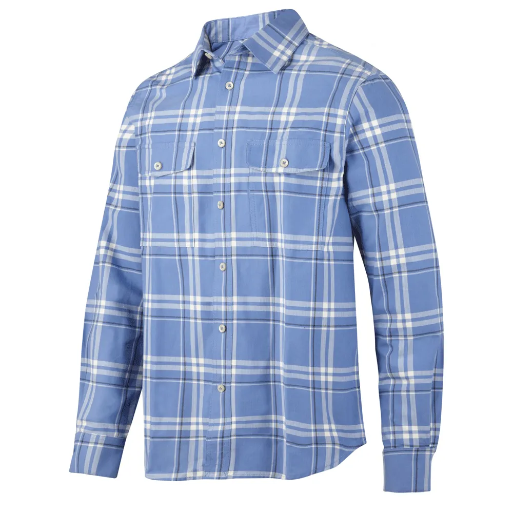 Snickers 8502 RuffWork Flannel Checked LS Shirt Various Colours