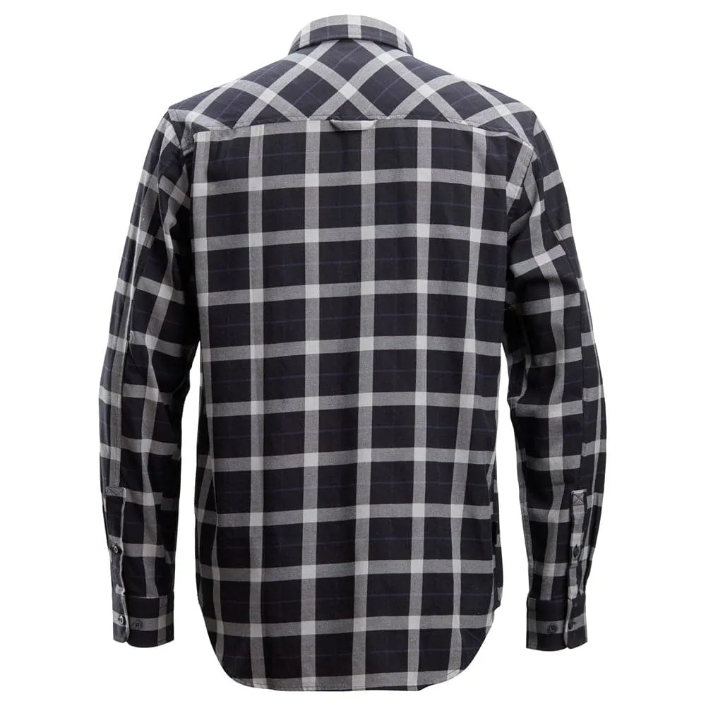 Snickers 8516 AllroundWork Flannel Checked Long Sleeve Shirt Various Colours