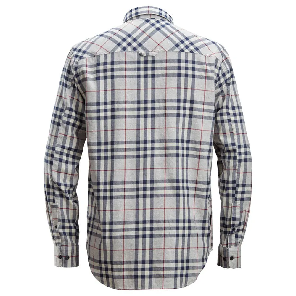 Snickers 8516 AllroundWork Flannel Checked Long Sleeve Shirt Various Colours