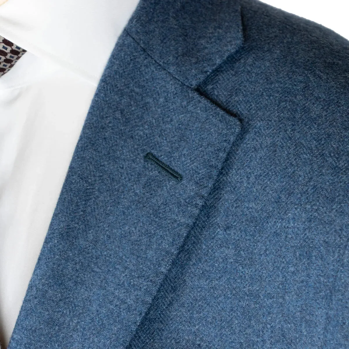 Soft Blue Wool & Cashmere Jacket