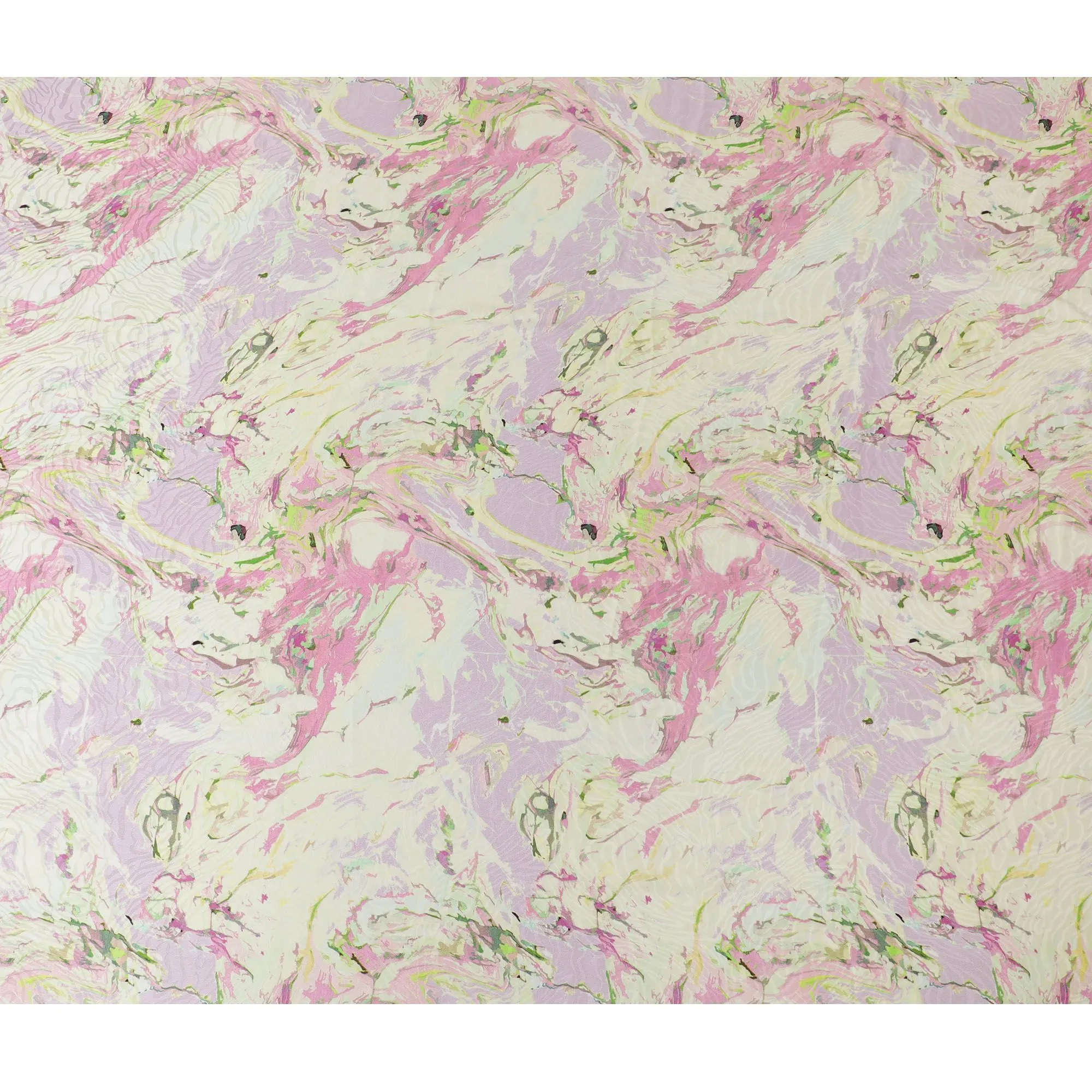 Spring Whimsy Pure Silk Satin Fabric, 110cm Wide - Buy Online-D18370