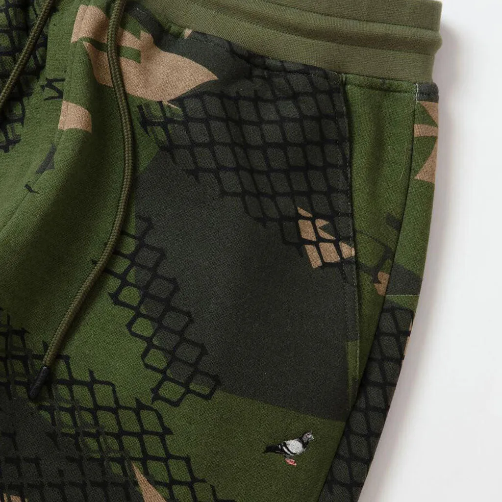 Staple Pigeon Wire Camo Pigeon Sweatpants Green