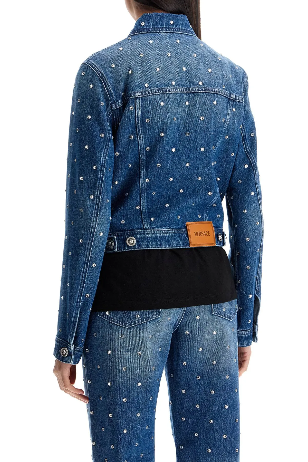 Starry Sky Embroidered Denim Jacket