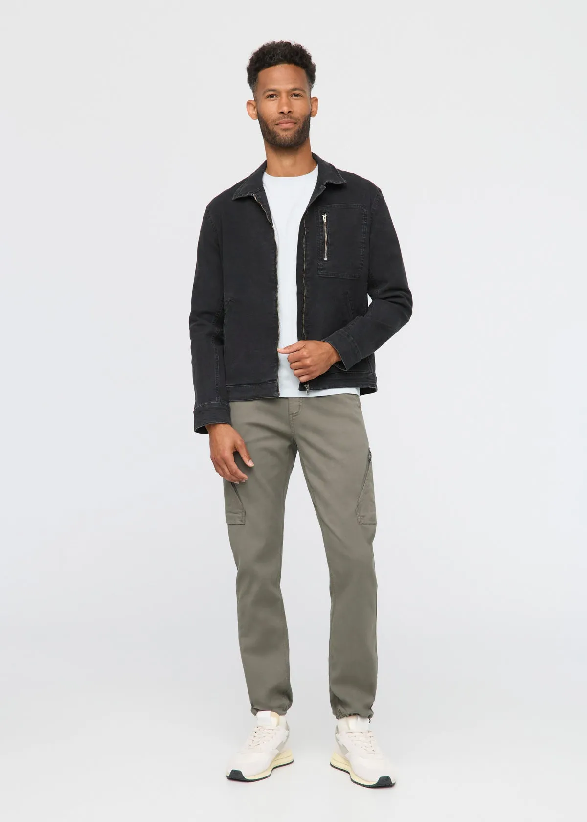 Stretch Canvas Utility Jacket