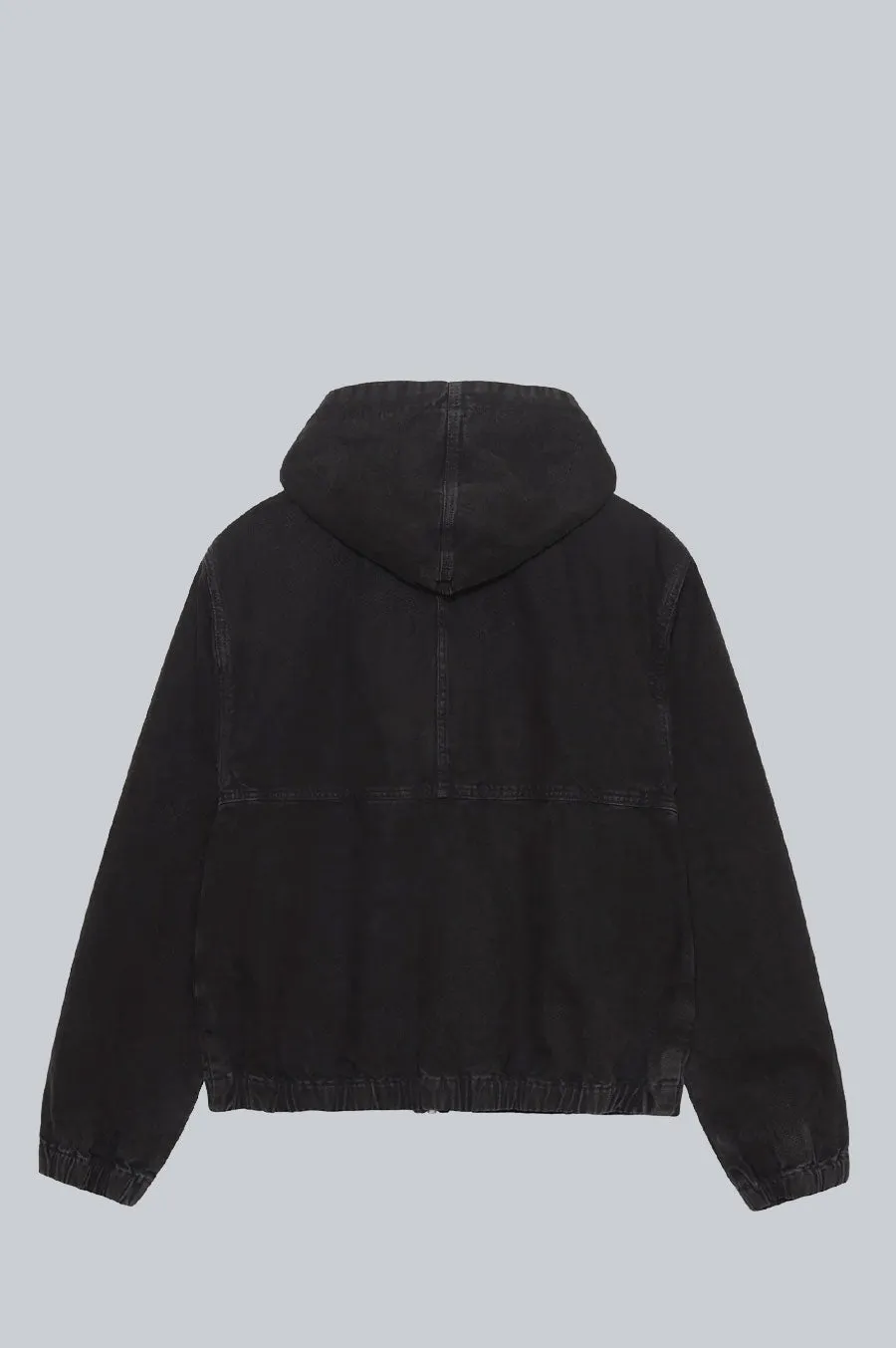 STUSSY CANVAS INSULATED WORK JACKET BLACK