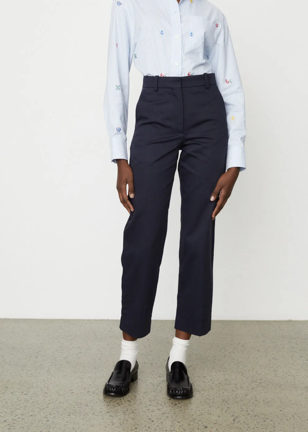 Tailored Cropped Pants