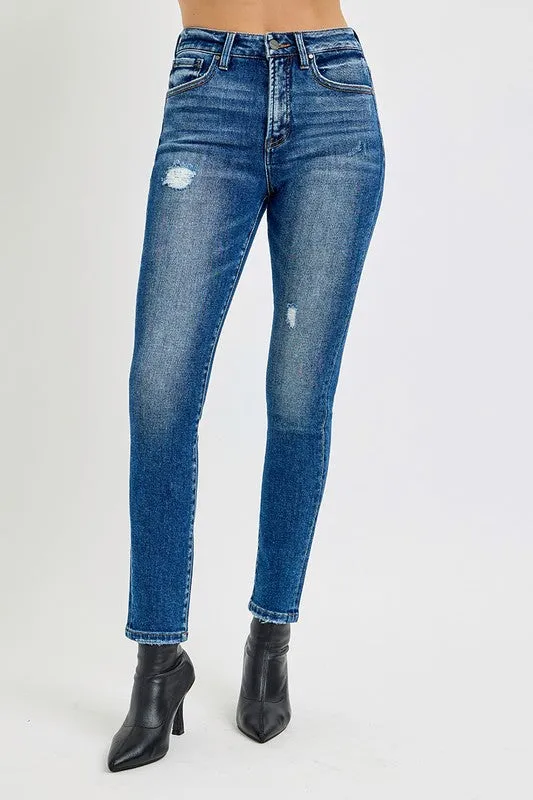 TAMERA TUMMY CONTROL HIGH RISE ANKLE SKINNY JEANS