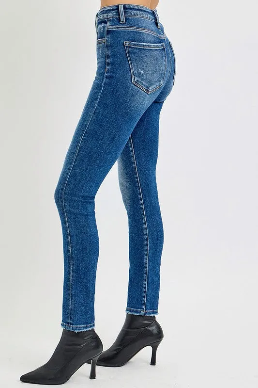 TAMERA TUMMY CONTROL HIGH RISE ANKLE SKINNY JEANS