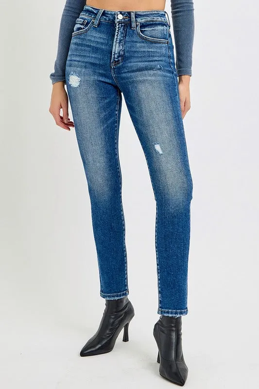 TAMERA TUMMY CONTROL HIGH RISE ANKLE SKINNY JEANS