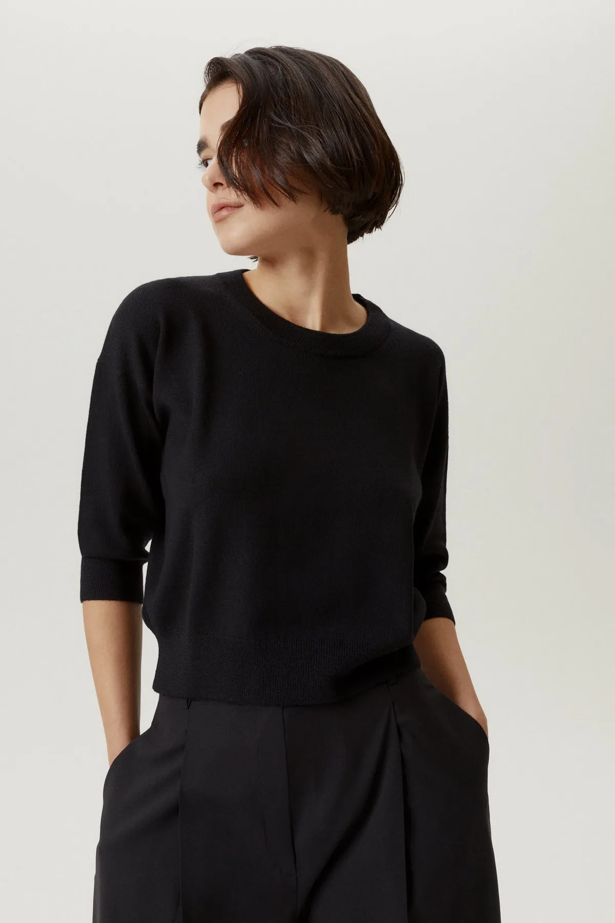 The Merino Wool Boxy T-Shirt