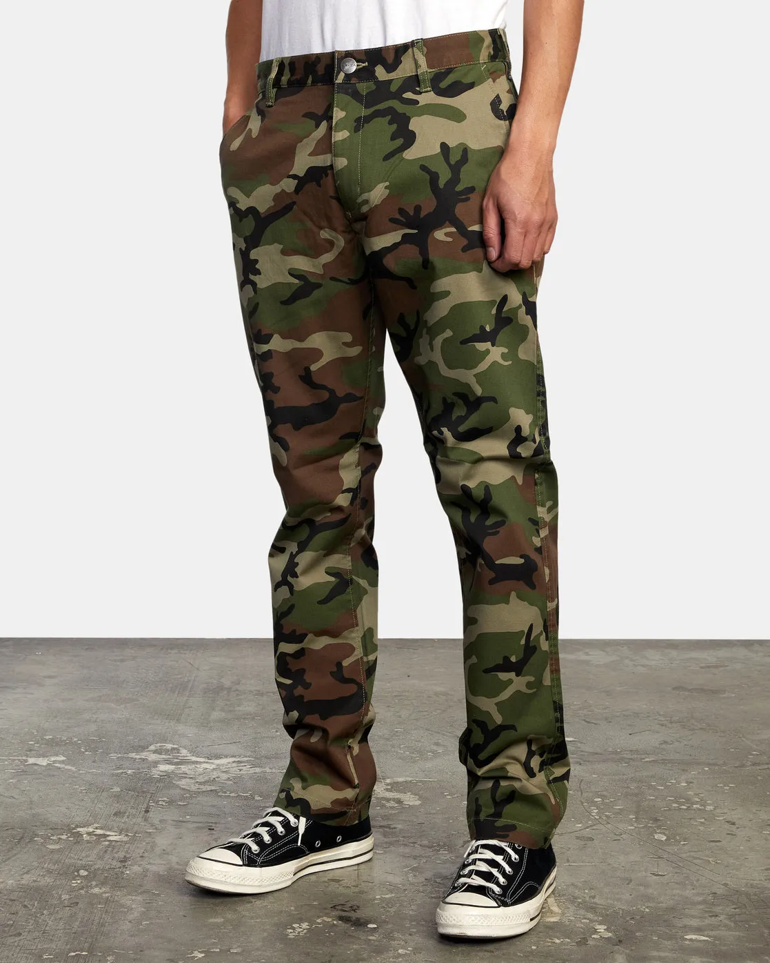 The Week-End Stretch Pants - Woodland Camo