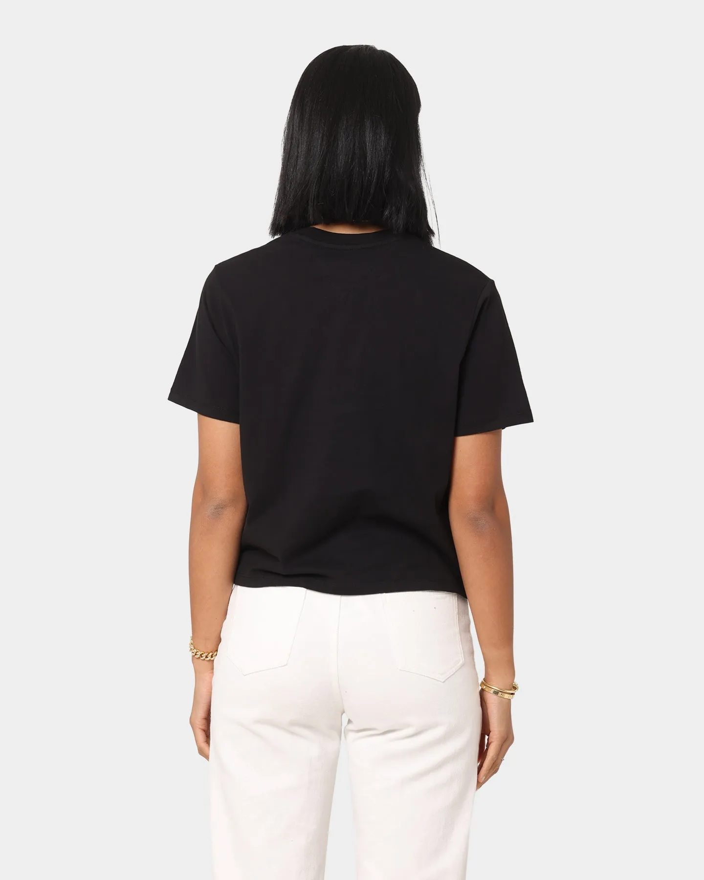 Tommy Jeans Women's Boxy Crop Tommy T-Shirt Black