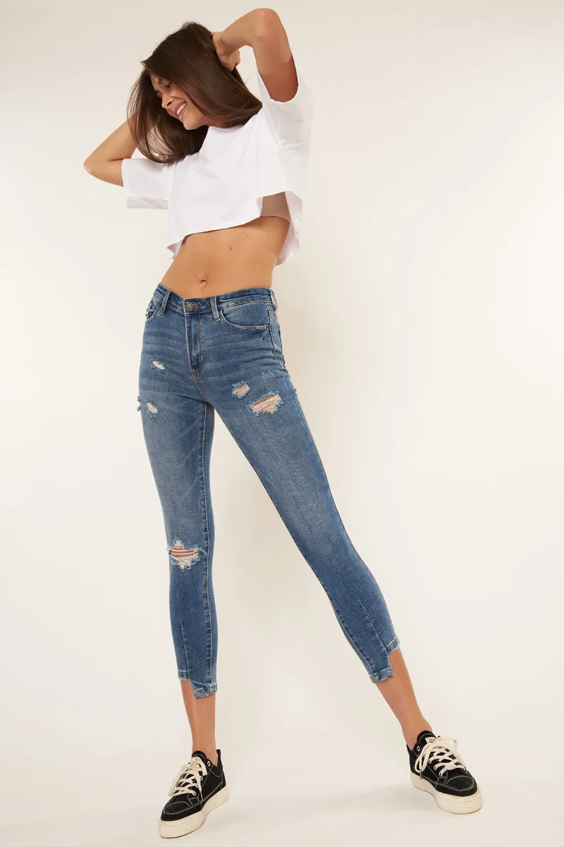 Tory High Rise Skinny Jeans