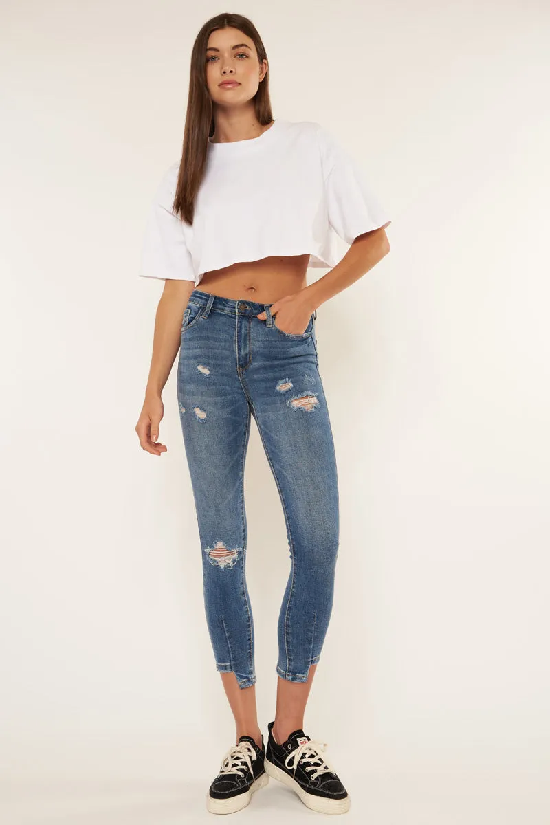 Tory High Rise Skinny Jeans