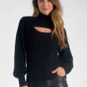 Turtleneck Cut Out Sweater