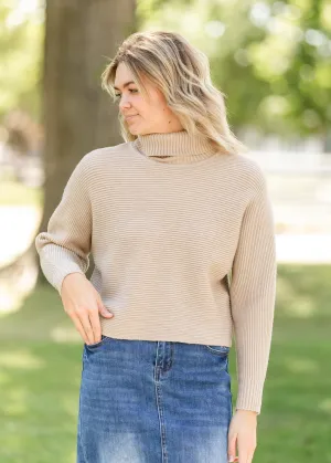 Turtleneck Dolman Sleeve Sweater - FINAL SALE