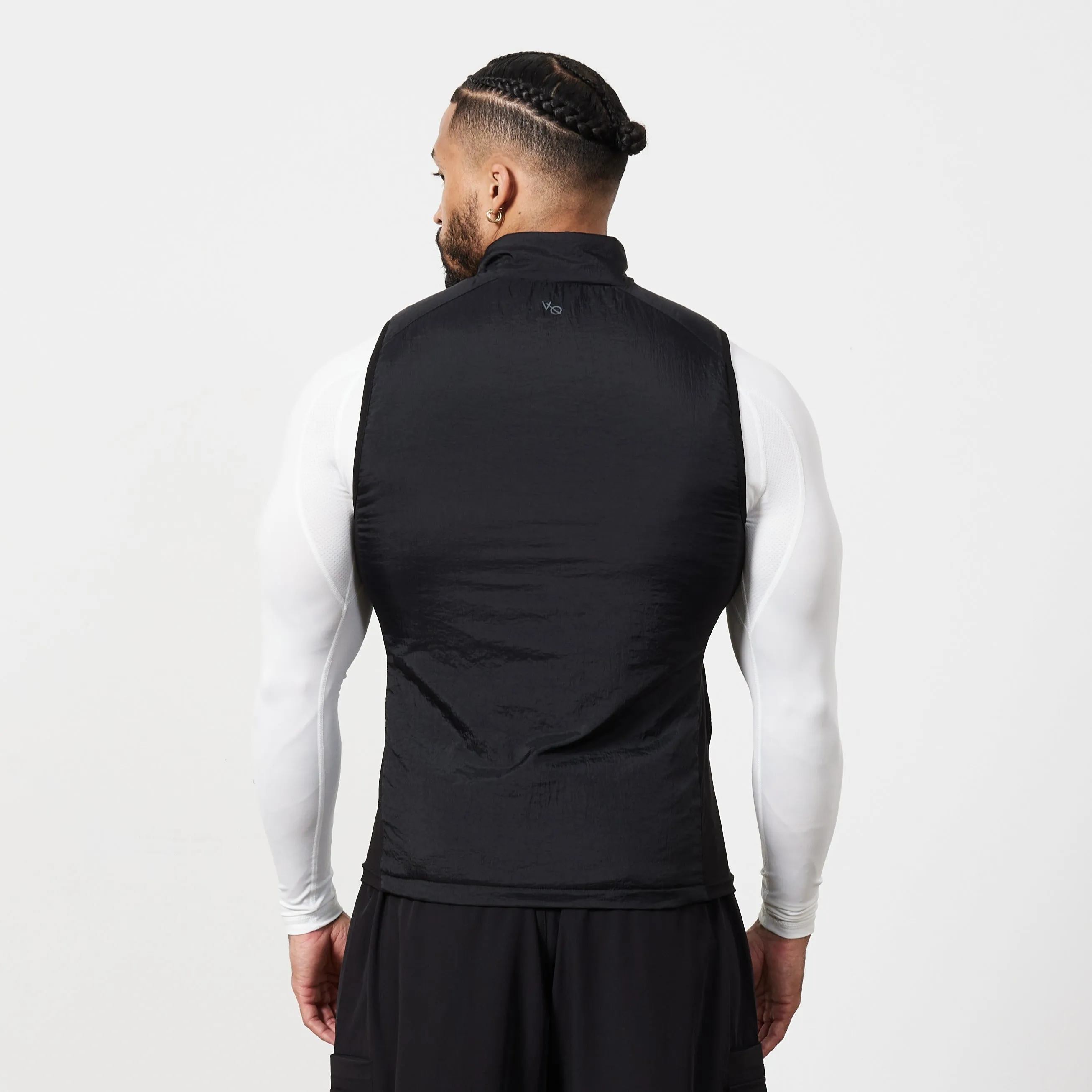 Vanquish Utility Black Gilet Jacket