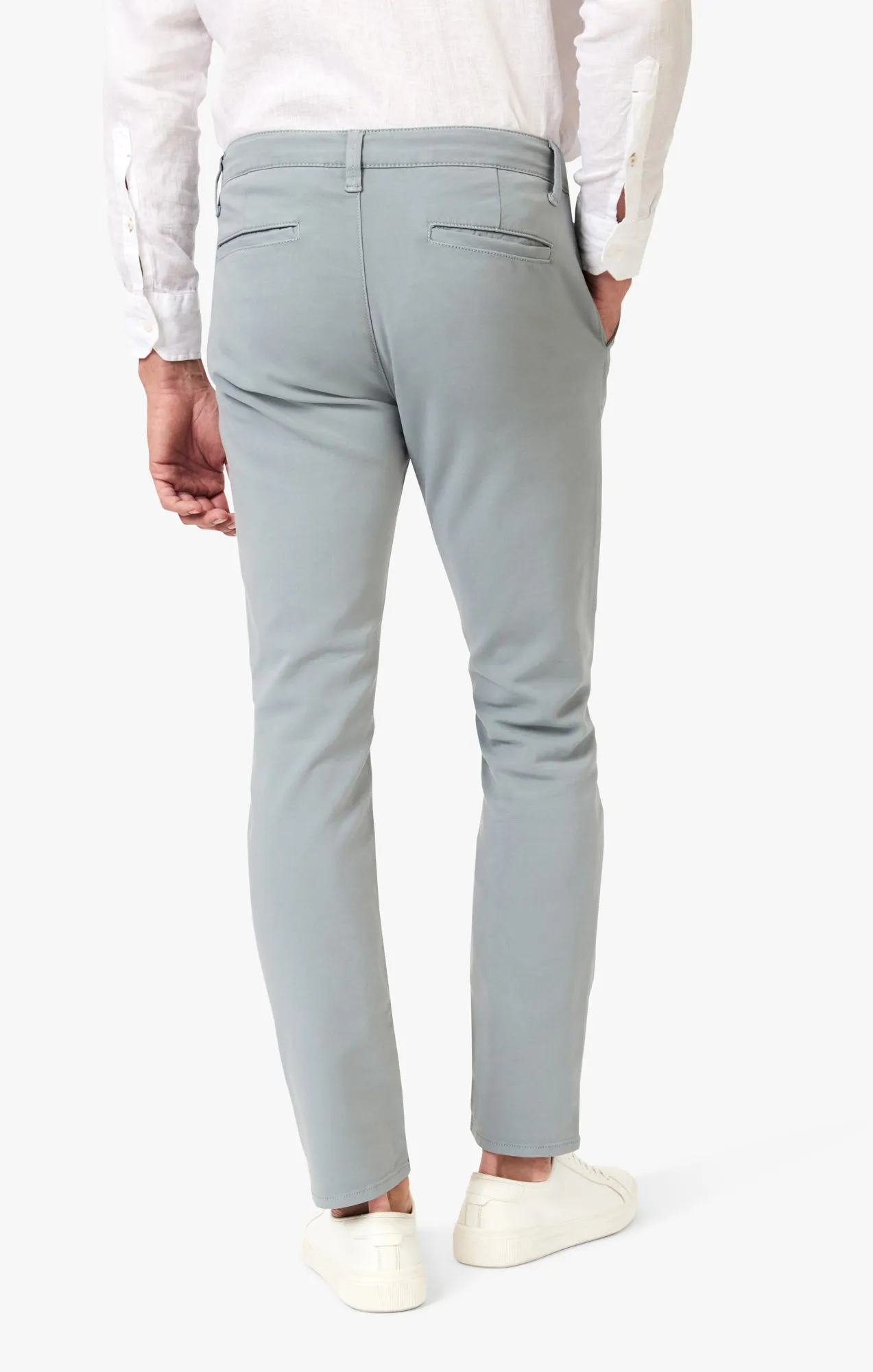 Verona Slim Leg Chino Pants In Citadel High Flyer