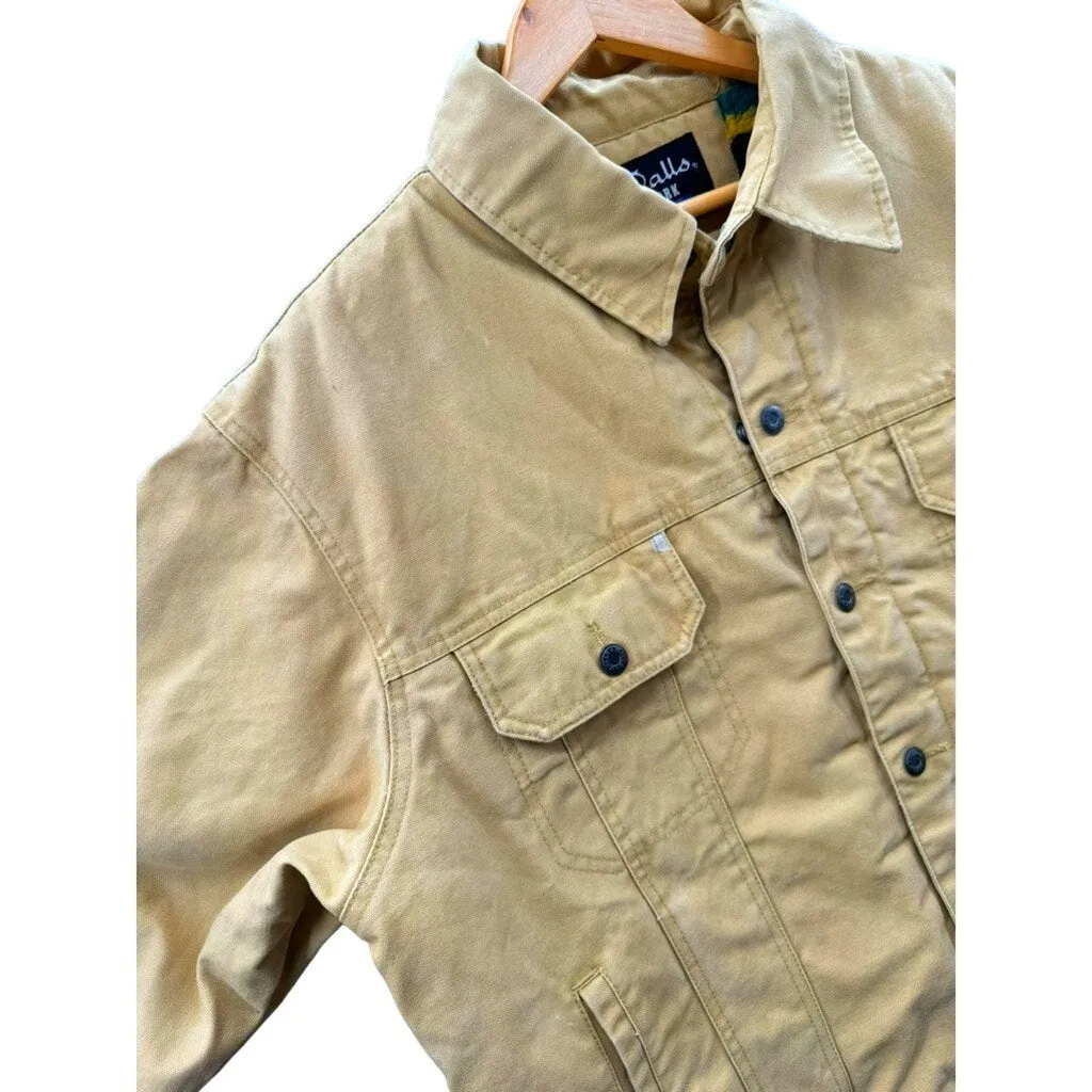 Vintage Walls Workwear Men's Blanket Lined Utility Jacket