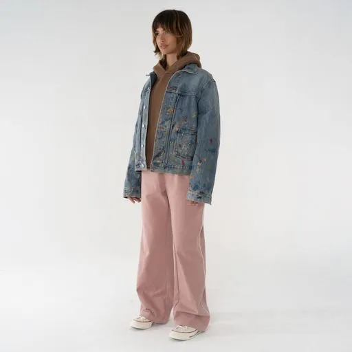 Western Chino Pants (Dusty Pink)